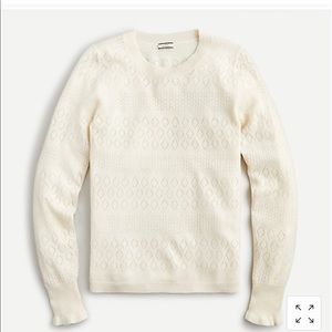 J.Crew cream cashmere sweater